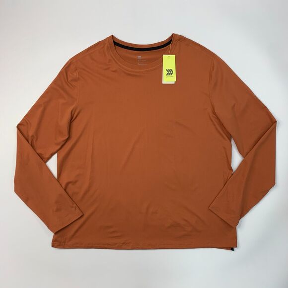All In Motion Shirt Mens XL Extra Large Spice Performance Long Sleeve Quick Dry - Picture 2 of 12